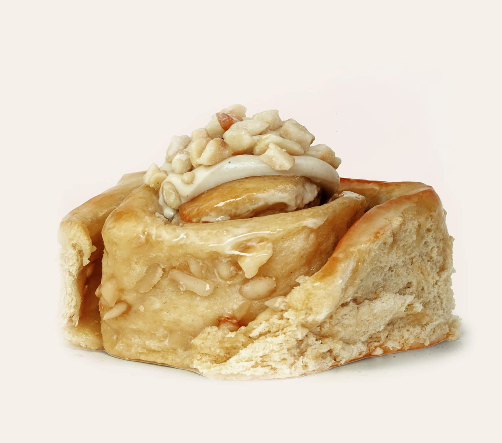 Cinnamon Roll White Choc Macadamia-Roll